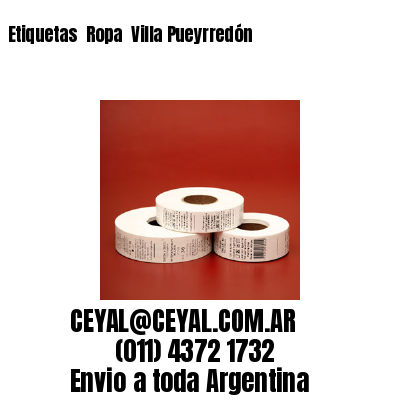 Etiquetas  Ropa  Villa Pueyrredón