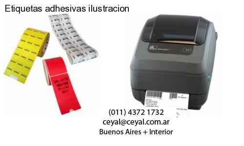 Etiquetas adhesivas ilustracion