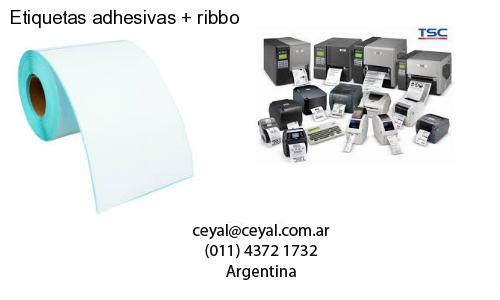 Etiquetas adhesivas   ribbo