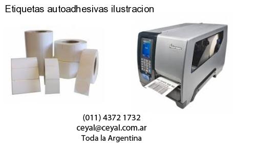 Etiquetas autoadhesivas ilustracion