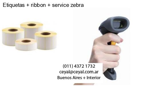 Etiquetas   ribbon   service zebra