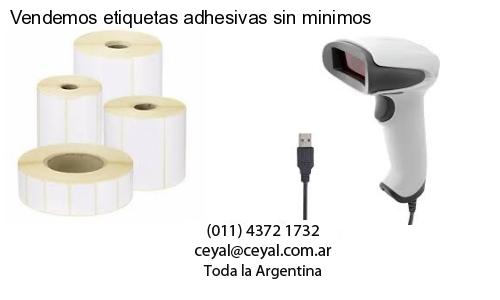 Vendemos etiquetas adhesivas sin minimos