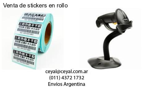 Venta de stickers en rollo