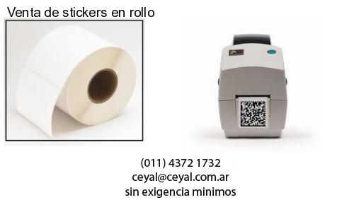 Venta de stickers en rollo