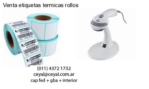 Venta etiquetas termicas rollos