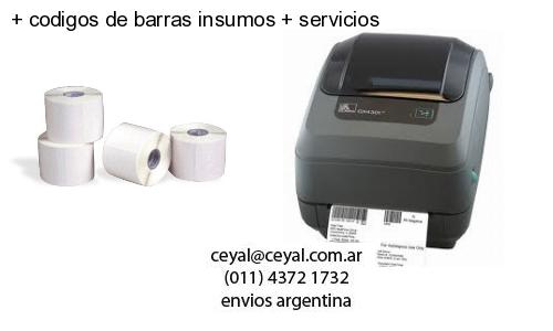   codigos de barras insumos   servicios