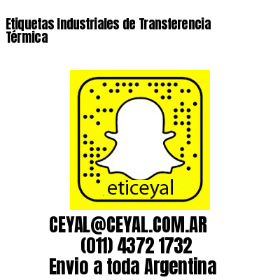 Etiquetas Industriales de Transferencia Térmica