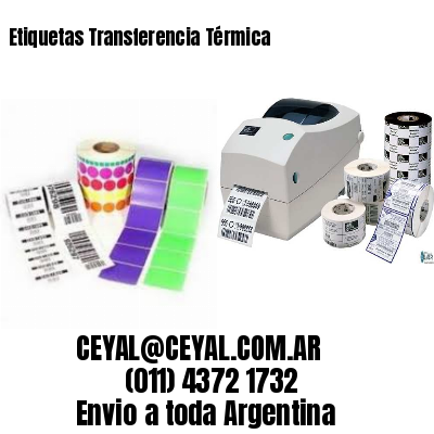 Etiquetas Transferencia Térmica