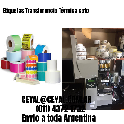 Etiquetas Transferencia Térmica sato