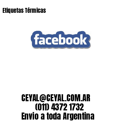 Etiquetas Térmicas