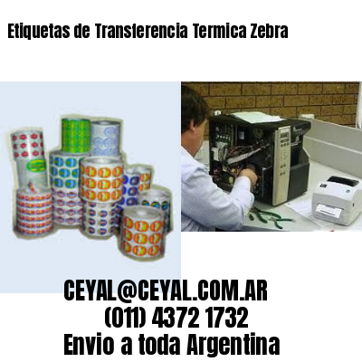 Etiquetas de Transferencia Termica Zebra