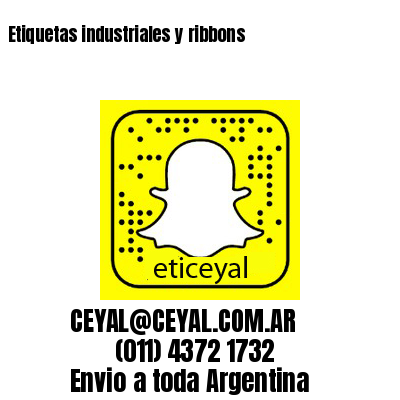 Etiquetas industriales y ribbons 