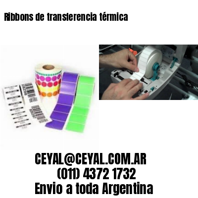 Ribbons de transferencia térmica
