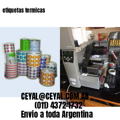 etiquetas termicas