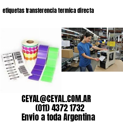 etiquetas transferencia termica directa