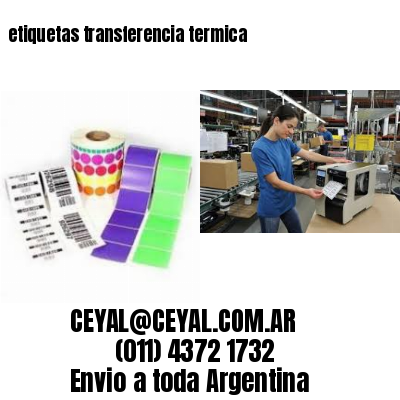etiquetas transferencia termica