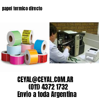 papel termico directo