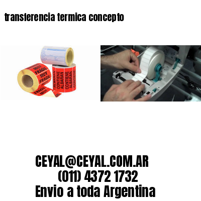 transferencia termica concepto