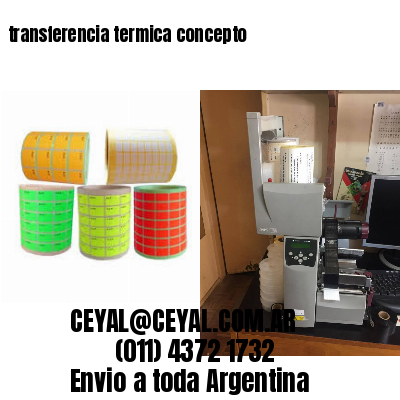 transferencia termica concepto