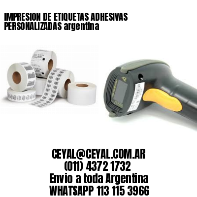 IMPRESION DE ETIQUETAS ADHESIVAS PERSONALIZADAS argentina