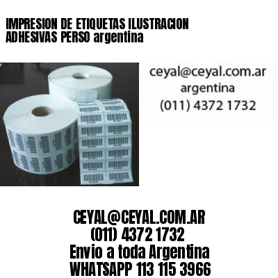 IMPRESION DE ETIQUETAS ILUSTRACION ADHESIVAS PERSO argentina