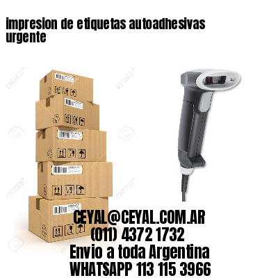impresion de etiquetas autoadhesivas urgente