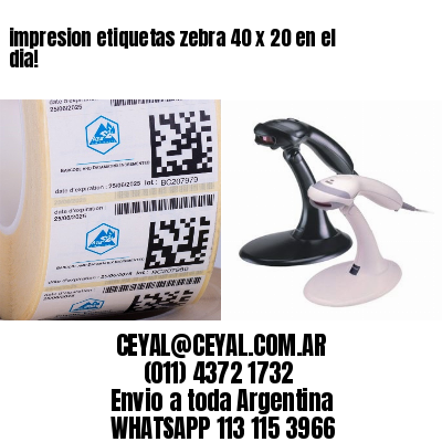 impresion etiquetas zebra 40 x 20 en el dia!