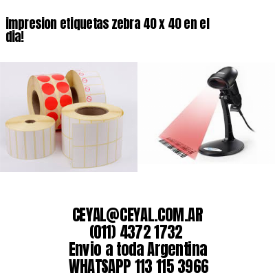 impresion etiquetas zebra 40 x 40 en el dia!