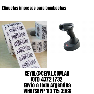 Etiquetas impresas para bombachas