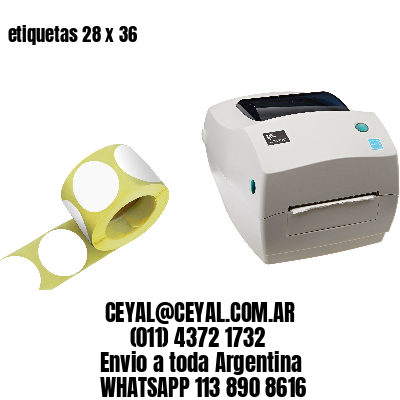 etiquetas 28 x 36