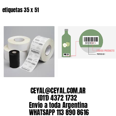 etiquetas 35 x 51