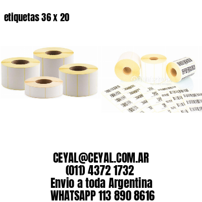 etiquetas 36 x 20