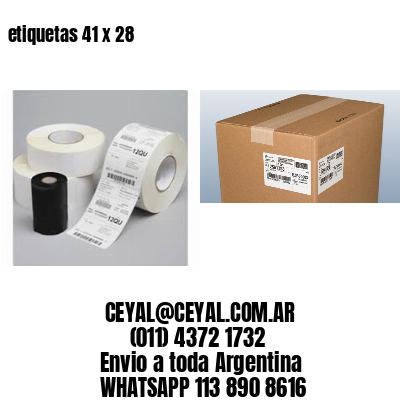 etiquetas 41 x 28