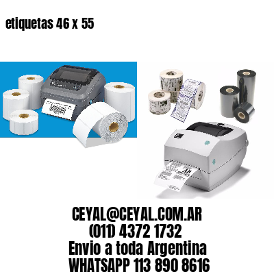 etiquetas 46 x 55