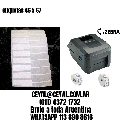 etiquetas 46 x 67