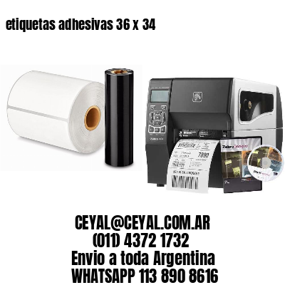 etiquetas adhesivas 36 x 34