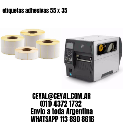 etiquetas adhesivas 55 x 35