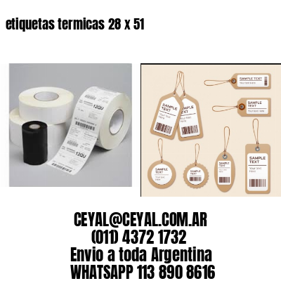 etiquetas termicas 28 x 51