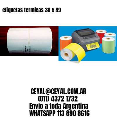 etiquetas termicas 30 x 49