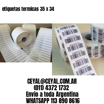 etiquetas termicas 35 x 34