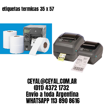 etiquetas termicas 35 x 57