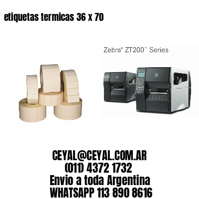 etiquetas termicas 36 x 70