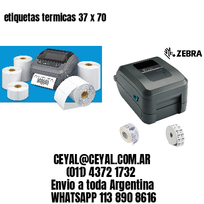 etiquetas termicas 37 x 70