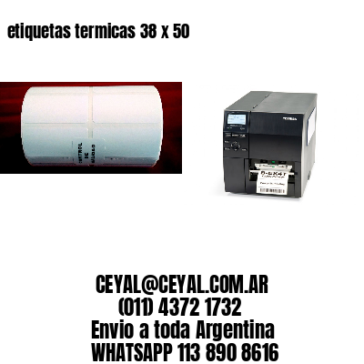etiquetas termicas 38 x 50