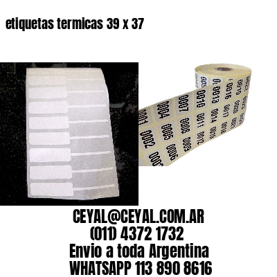 etiquetas termicas 39 x 37