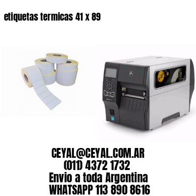 etiquetas termicas 41 x 89