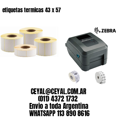 etiquetas termicas 43 x 57