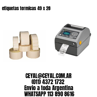etiquetas termicas 49 x 28