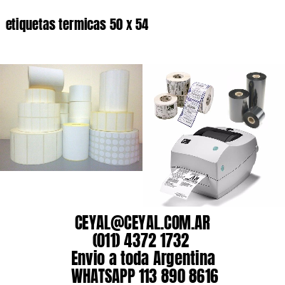 etiquetas termicas 50 x 54
