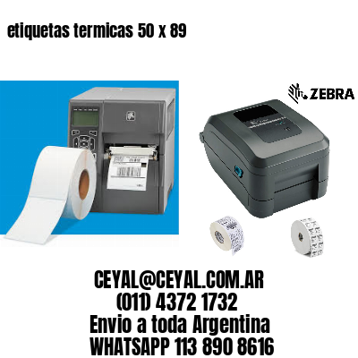 etiquetas termicas 50 x 89